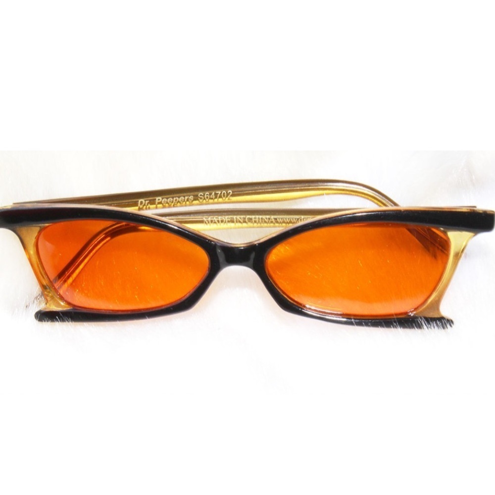 Orange Lenses Novelty Glasses